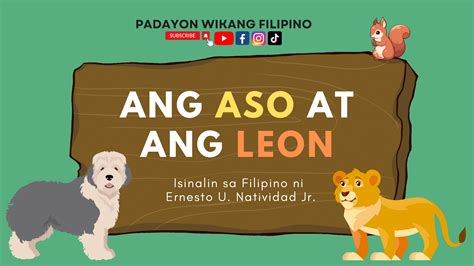 kinantot ko ang aso|Ang Aso at ang Leyon .